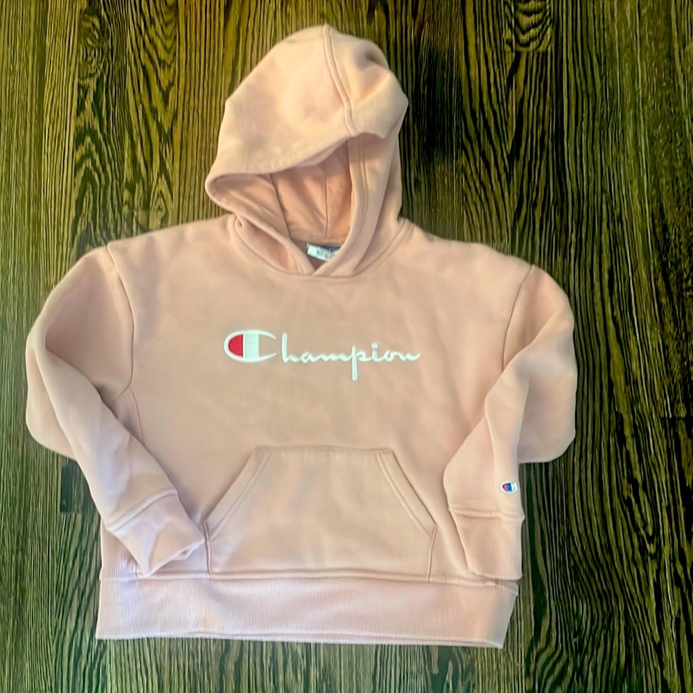 Champion girls cropped hoodie